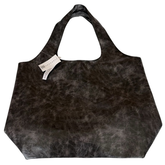 Topshop Troy Scoop Handle Large Tote Bag - Picture 4 of 10